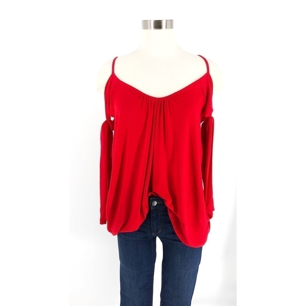 Free People Believe Me Cold Shoulder Top - Picture 2 of 4